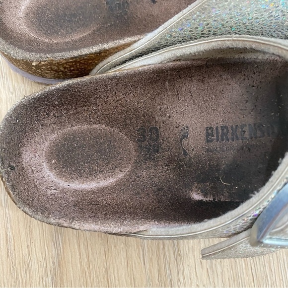 Birkenstock Arizona Glitter Double Strap Sandals - Picture 5 of 6